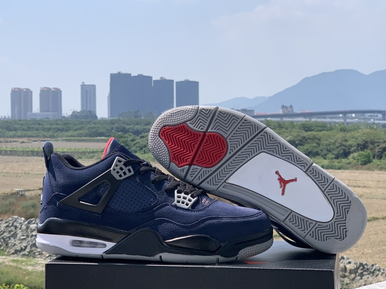 Air Jordan 4 WNTR Loyal Blue Black Shoes - Click Image to Close